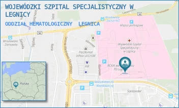 ODDZIAŁ HEMATOLOGICZNY - WOJEWÓDZKI SZPITAL SPECJALISTYCZNY W LEGNICY - UL. JAROSŁAWA IWASZKIEWICZA 5, LEGNICA