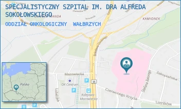 ODDZIAŁ ONKOLOGICZNY - SPECJALISTYCZNY SZPITAL IM. DRA ALFREDA SOKOŁOWSKIEGO - UL. SOKOŁOWSKIEGO 4, WAŁBRZYCH