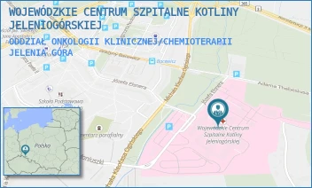 ODDZIAŁ ONKOLOGII KLINICZNEJ/CHEMIOTERAPII - WOJEWÓDZKIE CENTRUM SZPITALNE KOTLINY JELENIOGÓRSKIEJ - UL. MICHAŁA KLEOFASA OGIŃSKIEGO 6,  JELENIA GÓRA