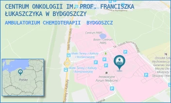 AMBULATORIUM CHEMIOTERAPII - CENTRUM ONKOLOGII IM. PROF. FRANCISZKA ŁUKASZCZYKA W BYDGOSZCZY - DR. I.ROMANOWSKIEJ 2,  BYDGOSZCZ