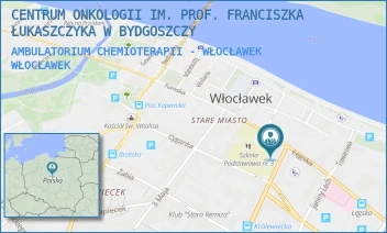 AMBULATORIUM CHEMIOTERAPII - WŁOCŁAWEK - CENTRUM ONKOLOGII IM. PROF. FRANCISZKA ŁUKASZCZYKA W BYDGOSZCZY - KRÓLEWIECKA 2A,  WŁOCŁAWEK