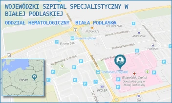 ODDZIAŁ HEMATOLOGICZNY - WOJEWÓDZKI SZPITAL SPECJALISTYCZNY W BIAŁEJ PODLASKIEJ - TEREBELSKA 57-65,  BIAŁA PODLASKA