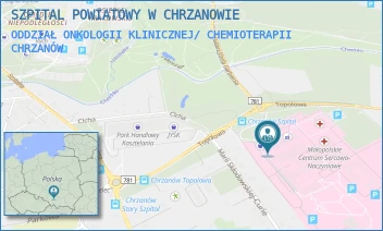 ODDZIAŁ ONKOLOGII KLINICZNEJ/ CHEMIOTERAPII - SZPITAL POWIATOWY W CHRZANOWIE - UL. TOPOLOWA 16,  CHRZANÓW