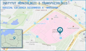 ODDZIAŁ LECZENIA DZIENNEGO A - INSTYTUT HEMATOLOGII I TRANSFUZJOLOGII - INDIRY GANDHI 14,  WARSZAWA