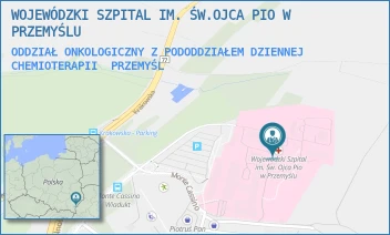 ODDZIAŁ ONKOLOGICZNY Z PODODDZIAŁEM DZIENNEJ CHEMIOTERAPII - WOJEWÓDZKI SZPITAL IM. ŚW.OJCA PIO W PRZEMYŚLU - UL. MONTE CASSINO 18,  PRZEMYŚL
