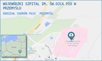 ODDZIAŁ CHORÓB PŁUC - WOJEWÓDZKI SZPITAL IM. ŚW.OJCA PIO W PRZEMYŚLU - UL. MONTE CASSINO 18,  PRZEMYŚL