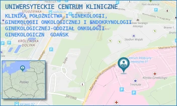KLINIKA POŁOŻNICTWA I GINEKOLOGII, GINEKOLOGII ONKOLOGICZNEJ I ENDOKRYNOLOGII GINEKOLOGICZNEJ-ODDZIAŁ ONKOLOGII GINEKOLOGICZN - UNIWERSYTECKIE CENTRUM KLINICZNE - MARIANA SMOLUCHOWSKIEGO 17, GDAŃSK