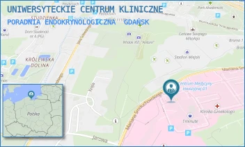 PORADNIA ENDOKRYNOLOGICZNA - UNIWERSYTECKIE CENTRUM KLINICZNE - UL. MARIANA SMOLUCHOWSKIEGO 17, GDAŃSK