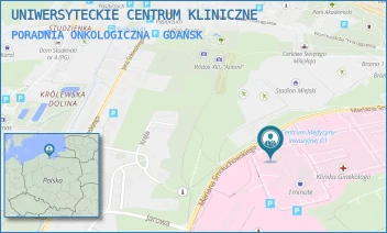 PORADNIA ONKOLOGICZNA - UNIWERSYTECKIE CENTRUM KLINICZNE - UL. MARIANA SMOLUCHOWSKIEGO 17, GDAŃSK
