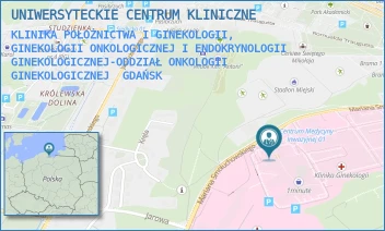 KLINIKA POŁOŻNICTWA I GINEKOLOGII, GINEKOLOGII ONKOLOGICZNEJ I ENDOKRYNOLOGII GINEKOLOGICZNEJ-ODDZIAŁ ONKOLOGII GINEKOLOGICZNEJ - UNIWERSYTECKIE CENTRUM KLINICZNE - UL. MARIANA SMOLUCHOWSKIEGO 17, GDAŃSK
