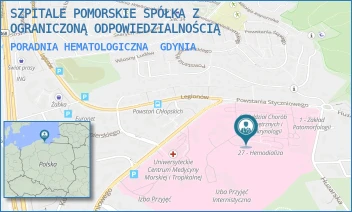 PORADNIA HEMATOLOGICZNA - SZPITALE POMORSKIE SPÓŁKA Z OGRANICZONĄ ODPOWIEDZIALNOŚCIĄ - UL. POWSTANIA STYCZNIOWEGO 1, GDYNIA