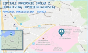 PORADNIA ONKOLOGICZNA - SZPITALE POMORSKIE SPÓŁKA Z OGRANICZONĄ ODPOWIEDZIALNOŚCIĄ - UL. POWSTANIA STYCZNIOWEGO 1, GDYNIA