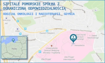 ODDZIAŁ ONKOLOGII I RADIOTERAPII - SZPITALE POMORSKIE SPÓŁKA Z OGRANICZONĄ ODPOWIEDZIALNOŚCIĄ - UL. POWSTANIA STYCZNIOWEGO 1, GDYNIA