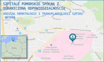 ODDZIAŁ HEMATOLOGII I TRANSPLANTOLOGII SZPIKU - SZPITALE POMORSKIE SPÓŁKA Z OGRANICZONĄ ODPOWIEDZIALNOŚCIĄ - UL. POWSTANIA STYCZNIOWEGO 1, GDYNIA
