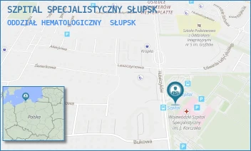 ODDZIAŁ HEMATOLOGICZNY - WOJEWÓDZKI SZPITAL SPECJALISTYCZNY IM. JANUSZA KORCZAKA W SŁUPSKU SPÓŁKA Z OGRANICZONĄ ODPOWIEDZIALNOŚCIĄ - UL. HUBALCZYKÓW 1, SŁUPSK