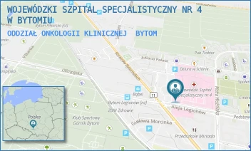 ODDZIAŁ ONKOLOGII KLINICZNEJ - WOJEWÓDZKI SZPITAL SPECJALISTYCZNY NR 4 W BYTOMIU - UL. ALEJA LEGIONÓW 10,  BYTOM