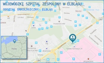 ODDZIAŁ ONKOLOGICZNY - WOJEWÓDZKI SZPITAL ZESPOLONY W ELBLĄGU - KRÓLEWIECKA 146, ELBLĄG