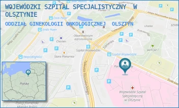 ODDZIAŁ GINEKOLOGII ONKOLOGICZNEJ - WOJEWÓDZKI SZPITAL SPECJALISTYCZNY  W OLSZTYNIE - ŻOŁNIERSKA 18,  OLSZTYN
