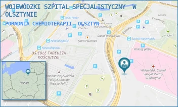 PORADNIA CHEMIOTERAPII - WOJEWÓDZKI SZPITAL SPECJALISTYCZNY  W OLSZTYNIE - ŻOŁNIERSKA 16B,  OLSZTYN