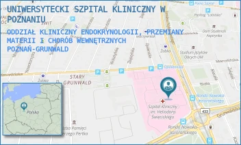ODDZIAŁ KLINICZNY ENDOKRYNOLOGII, PRZEMIANY MATERII I CHORÓB WEWNĘTRZNYCH - UNIWERSYTECKI SZPITAL KLINICZNY W POZNANIU - PRZYBYSZEWSKIEGO 49, POZNAŃ-GRUNWALD