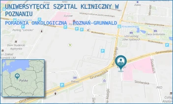 PORADNIA ONKOLOGICZNA - UNIWERSYTECKI SZPITAL KLINICZNY W POZNANIU - GRUNWALDZKA 16/18, POZNAŃ-GRUNWALD