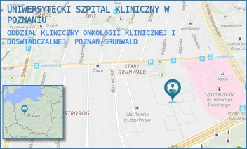 ODDZIAŁ KLINICZNY ONKOLOGII KLINICZNEJ I DOŚWIADCZALNEJ - UNIWERSYTECKI SZPITAL KLINICZNY W POZNANIU - GRUNWALDZKA 55, POZNAŃ-GRUNWALD
