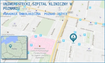 PORADNIA ONKOLOGICZNA - UNIWERSYTECKI SZPITAL KLINICZNY W POZNANIU - AUGUSTYNA SZAMARZEWSKIEGO 84, POZNAŃ-JEŻYCE